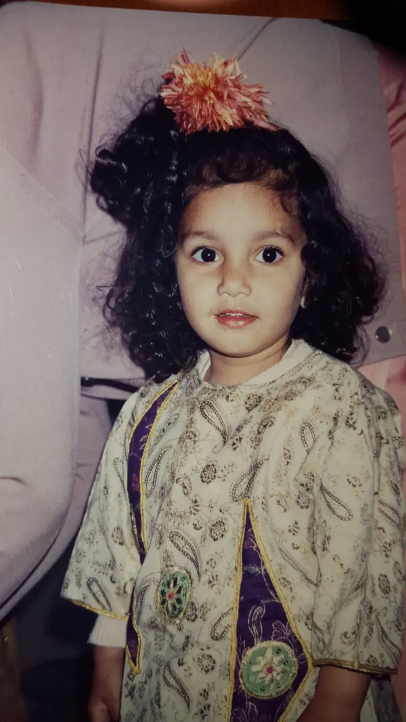 Palaash Jyoti as a child